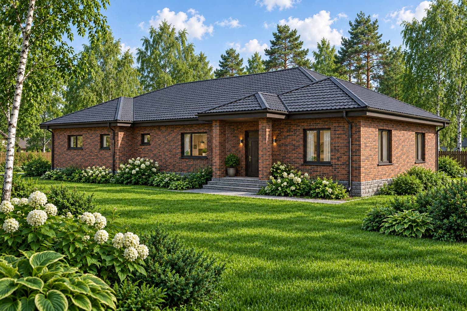 Каркасный дом «Оскар», 207 м² — фото, Пенза 2
